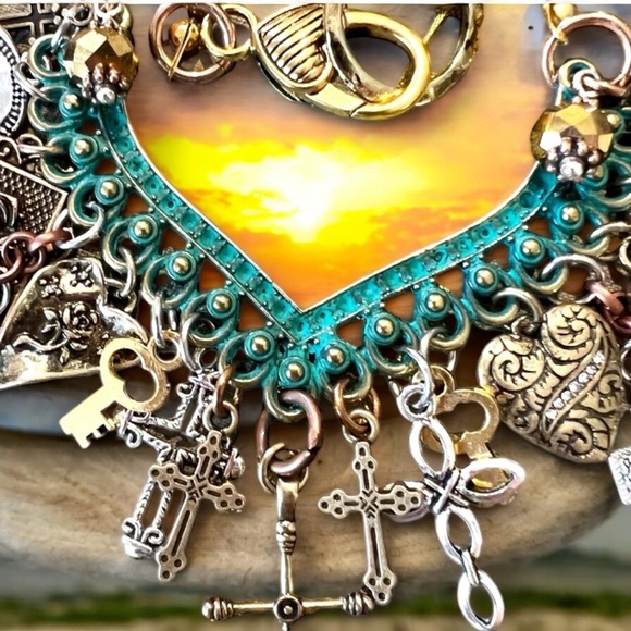 Cross necklace. Grace necklace. Faith jewelry. Kindness faith Cross jewelry. - Picture 3 of 11